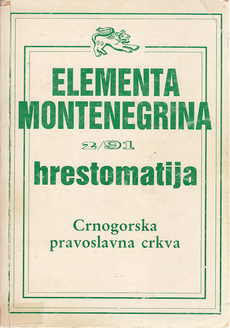 ELEMENTA MONTENEGRINA 2/91, Crnogorska pravoslavna crkva-0