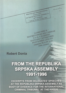 FROM THE REPUBLIKA SRPSKA ASSEMBLY 1991-1996-0